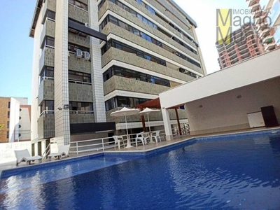 Edifício Camila Barbosa - Apartamento com 3 dormitórios à venda por R$ 450.000 - Cocó - Fo