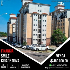 *Smile Cidade Nova- Vendo Belíssimo Apartamento com Porteira Fechada.