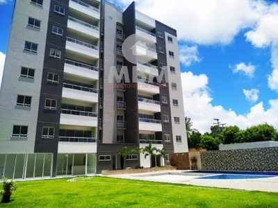 Vendo Apartamento novo no Centro do Eusébio com 3 quartos e área de lazer.