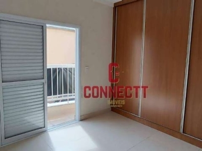 Apartamento com 2 dormitórios, 71 m² - venda por r$ 370.000,00 ou aluguel por r$ 2.033,00/mês - santa cruz do josé jacques - ribeirão preto/sp