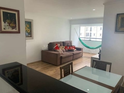 Flat com 2 quartos para alugar na avenida aratãs, 78, indianópolis, são paulo, 80 m2 por r$ 5.500