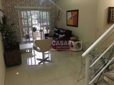 Cobertura com 3 dormitórios à venda, 265 m² - baeta neves - são bernardo do campo/sp