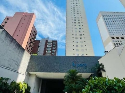 Apartamento com 1 dormitório para alugar, 34 m² por r$ 2.253,21/mês - centro - curitiba/pr