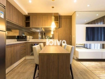 Apartamento com 1 quarto e 2 vagas para alugar, 65 m² pacote por r$ 11.371/mês - vila nova conceição