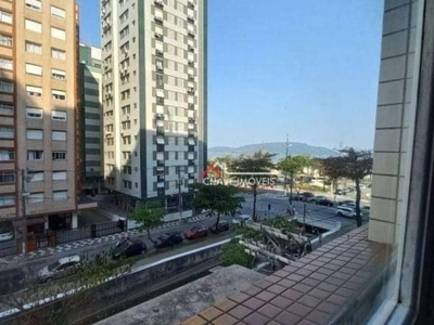 Apartamento com 2 dormitórios, 103 m² - venda e aluguel - pompéia - santos/sp