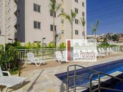 Apartamento com 2 dormitórios para alugar, 42 m² por R$ 2.070,00/mês - Jardim Novo Taboão