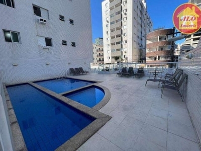 Apartamento com 2 quartos à venda, 63 m² por r$ 365.000 - vila guilhermina - praia grande/sp