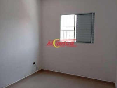 Apartamento sobreloja para alugar, 100m² - cidade soberana - guarulhos/sp por r$1500,00