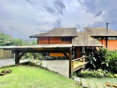 Casa à venda em Condomínio - Recanto Inpla, Granja Viana, Casa de revista! 282,62m² Constr