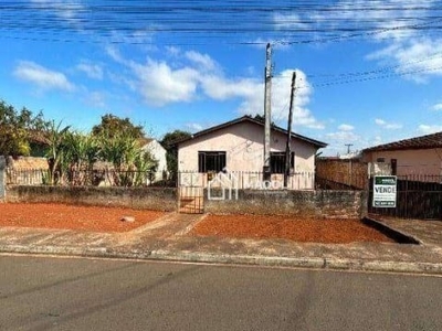 Casa com 2 dormitórios à venda, 65 m² por r$ 280.000 - uvaranas - ponta grossa/pr