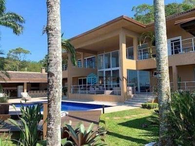 Casa com 7 dormitórios à venda, 800 m² por r$ 4.500.000,00 - jardim praiano - guarujá/sp