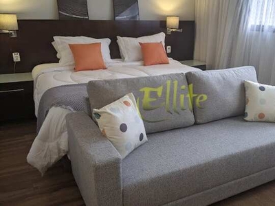 Flat mobiliado com 01 dormitório para locação na região do Brooklin em São Paulo!