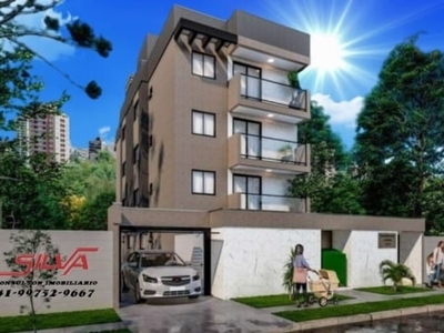 Apartamento c/ 55m² útil e garden c/ 20m² c/ 03 quartos, c/ opção para um escritório ou 3° quarto no bairro vargem grande - pinhais