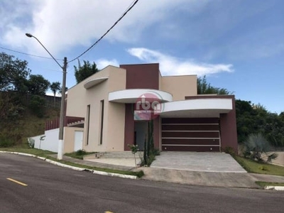 Casa com piscina com 3 dormitórios, 295 m² - venda por r$ 1.130.000 ou aluguel por r$ 7.575/mês - condomínio via réggio - sorocaba/sp