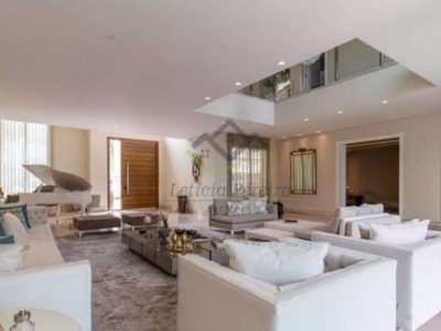 Casa com 5 dormitórios, 740 m² - venda por r$ 10.500.000,00 ou aluguel por r$ 57.350,00 - alphaville - santana de parnaíba/sp