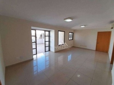 Cobertura com 4 dormitórios, 117 m² - venda por r$ 950.000 ou aluguel por r$ 4.500/mês - santa cruz do josé jacques - ribeirão preto/sp