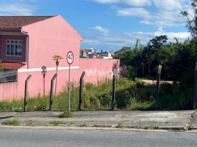 Terreno à venda na rua joão amaral rios, 425, praia comprida, são josé por r$ 800.000