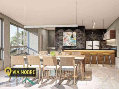 Apartamento com 2 quartos à venda no bairro Nova Suíssa, 58m²