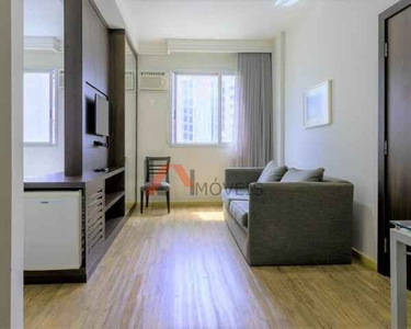 Apartamento FLAT com 01 quarto, 30m², finamente mobiliado