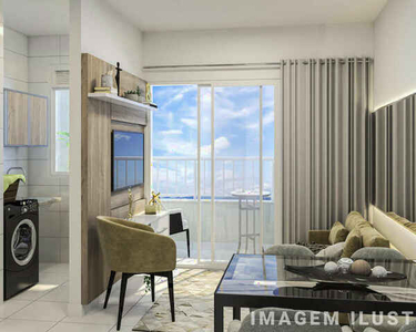 Apartamento Padrão, 2 dormitórios, 1 suítes, 2 banheiro, 43M² de Área Construída, 43M² de