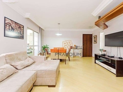 Apartamento à venda, 124 m² por r$ 740.000,00 - ahú - curitiba/pr