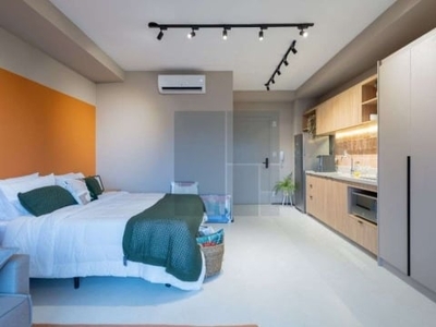 Apartamento com 1 quarto à venda na avenida rubem berta, 850, indianópolis, são paulo, 35 m2 por r$ 700.000