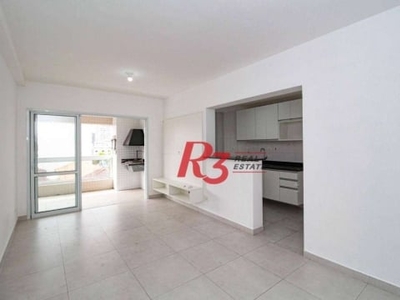 Apartamento com 2 dormitórios, 78 m² - venda por r$ 785.000,00 ou aluguel por r$ 4.500,00/mês - vila belmiro - santos/sp