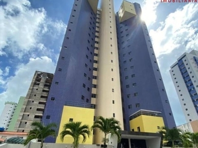 Apartamento com 3 dormitórios à venda, 77 m² por r$ 380.000 - manaíra - joão pessoa/pb