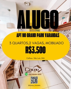 Apartamento em Calhau, São Luís/MA de 78m² 3 quartos para locação R$ 3.500,00/mes