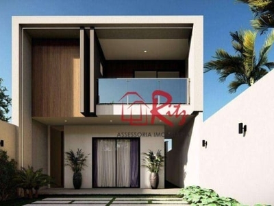 Casa com 4 dormitórios à venda, 140 m² por r$ 560.000,00 - coité - eusébio/ce