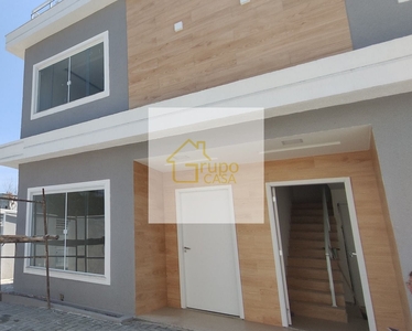 Casa em Jardim Atlântico Oeste (Itaipuaçu), Maricá/RJ de 105m² 2 quartos à venda por R$ 419.000,00
