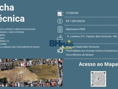 Oportunidade de investimento em um lote com localização privilegiada em belo horizonte