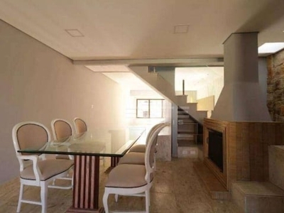 Sobrado para alugar, 184 m² por r$ 6.823,00/mês - vila valparaíso - santo andré/sp