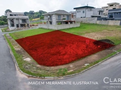 Terreno em condomínio fechado à venda na vereador alberto klemes, 36, jardim das américas, campo largo por r$ 280.000