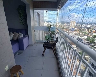 Apartamento Venda Santos SP - mAr dOce lAr novo com varanda gourmet e lazer completo no Es