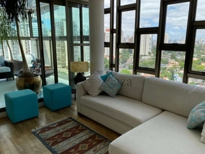 Apartamento - cobertura duplex - brooklin paulista - 3 dormitórios - 240m².