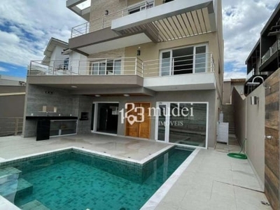 Casa com 5 dormitórios para alugar, 750 m² por r$ 15.400,00/mês - condomínio residencial colinas de são francisco - bragança paulista/sp