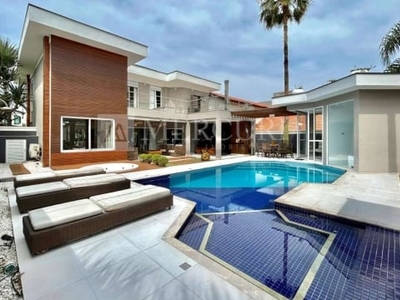 Casa com 5 quartos, 525 m² - venda por r$ 6.500.000 ou aluguel por r$ 32.843/mês - jardim acapulco - guarujá/sp