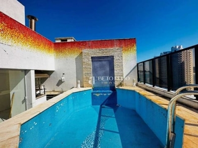 Cobertura com 4 dormitórios à venda, 190 m² por r$ 2.200.000,00 - praia da enseada - guarujá/sp