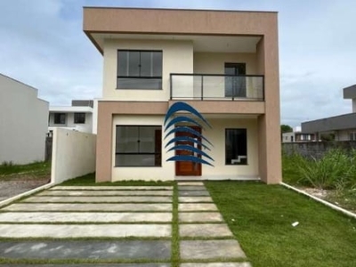 Excelente casa em catu de abrantes fino acabamento com 4 suítes ótima localização