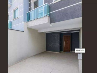 Sobrado com 2 dormitórios, 148 m² - venda por r$ 480.000,00 ou aluguel por r$ 2.846,00/mês - parque jaçatuba - santo andré/sp