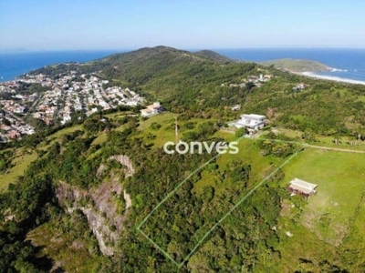 Terreno com vista para o mar na praia do silveira