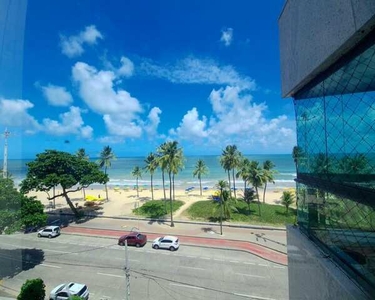 Alugo apartamento MOBILIADO na Av. Boa Viagem, 139 m2, 2 suítes, 2 vagas. Recife/PE