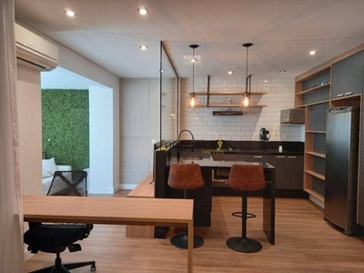 Apartamento com 1 dormitório à venda, 41 m² por R$ 820.000,00 - Brooklin - São Paulo/SP