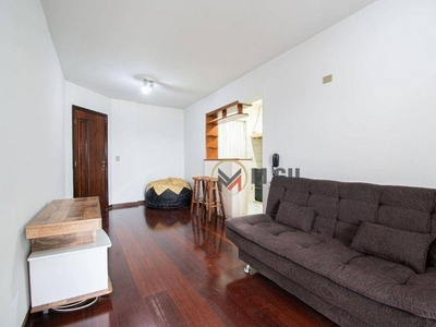 Apartamento com 1 dormitório para alugar, 44 m² por R$ 1.960,00/mês - Centro Cívico