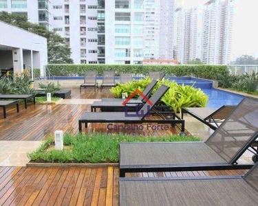 Apartamento com 1 dormitório para alugar, 70 m² por R$ 5.500,00/mês - Campo Belo - São Pau