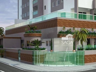 Apartamento com 2 dormitórios à venda, 56 m² por R$ 335.000,00 - Aviação - Praia Grande/SP