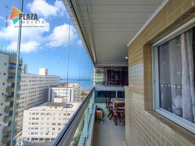Apartamento com 2 dormitórios para alugar, 94 m² por R$ 3.500,00/mês - Canto do Forte - Pr