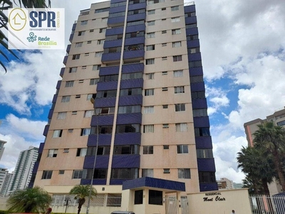 Apartamento com 3 dormitórios para alugar, 110 m² por R$ 2.500,00/ano - Sul - Águas Claras