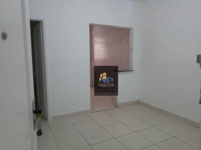 Apartamento em Centro, São Vicente/SP de 53m² 1 quartos para locação R$ 1.200,00/mes